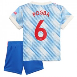 Nogometni Dresovi Manchester United Pogba 6 Dječji Gostujući dres 2021-2022 Kratkih Rukava