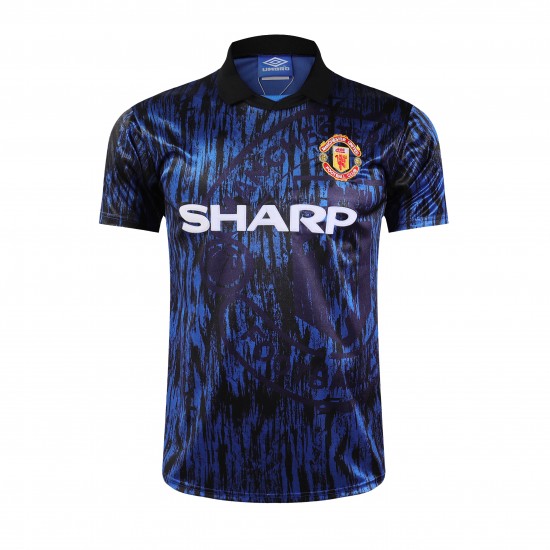 Nogometni Dresovi Manchester United Retro Gostujući dres 1993 Kratkih Rukava