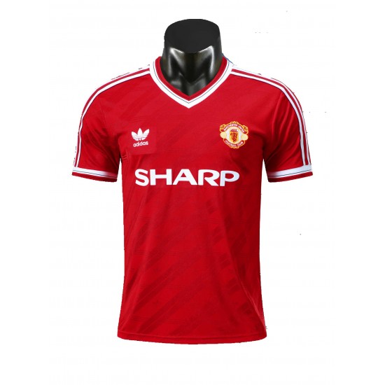 Nogometni Dresovi Manchester United Retro Domaći dres 1986 Kratkih Rukava