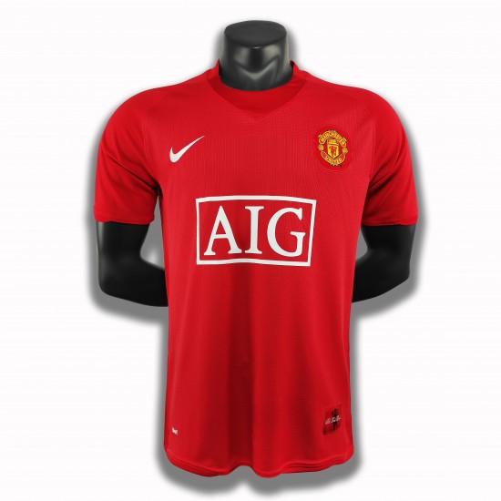 Nogometni Dresovi Manchester United Retro Domaći dres 2007-2008 Kratkih Rukava