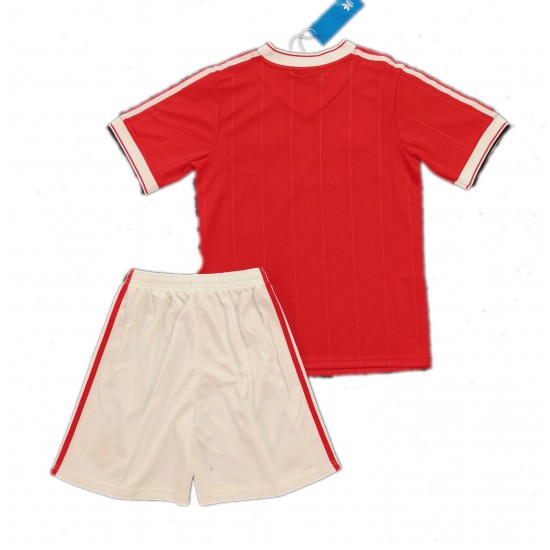 Nogometni Dresovi Manchester United Retro Dječji Domaći dres 1984 Kratkih Rukava