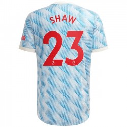Nogometni Dresovi Manchester United Shaw 23 Gostujući dres 2021-2022 Kratkih Rukava