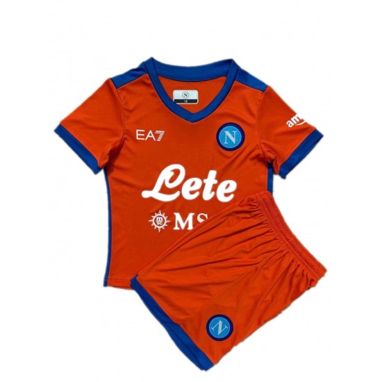Nogometni Dresovi SSC Napoli Dječji Treći dres 2021-2022 Kratkih Rukava