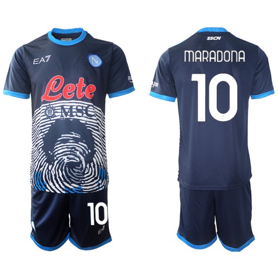 Nogometni Dresovi SSC Napoli Diego Maradona 10 Special 2 Dječji Domaći dres 2021-2022 Kratkih Rukava