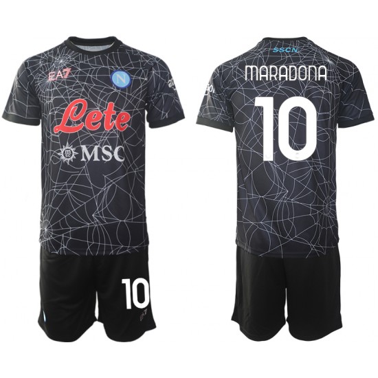 Nogometni Dresovi SSC Napoli Diego Maradona 10 Special Dječji Domaći dres 2021-2022 Kratkih Rukava