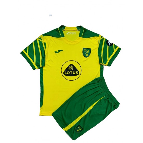 Nogometni Dresovi Norwich City Dječji Domaći dres 2021-2022 Kratkih Rukava