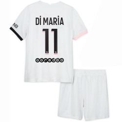 Nogometni Dresovi Paris Saint-Germain Di Maria 11 Dječji Gostujući dres 2021-2022 Kratkih Rukava