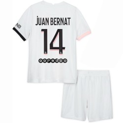 Nogometni Dresovi Paris Saint-Germain Juan Bernat 14 Dječji Gostujući dres 2021-2022 Kratkih Rukava