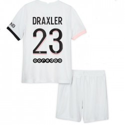 Nogometni Dresovi Paris Saint-Germain Julian Draxler 23 Dječji Gostujući dres 2021-2022 Kratkih Rukava