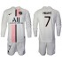 Nogometni Dresovi Paris Saint-Germain Kylian Mbappé 7 Dječji Gostujući dres 2021-2022 Dugi Rukav