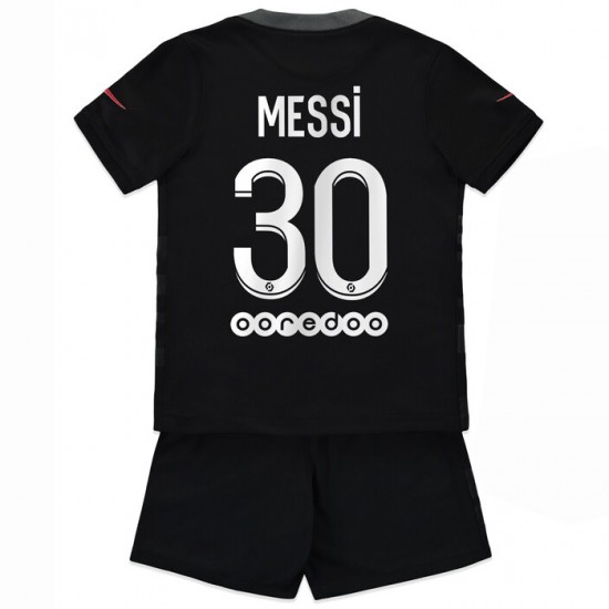 Nogometni Dresovi Paris Saint-Germain Lionel Messi 30 Dječji Treći dres 2021-2022 Kratkih Rukava
