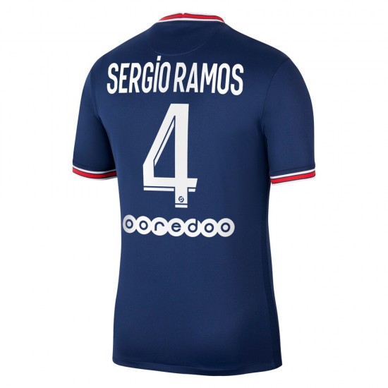 Nogometni Dresovi Paris Saint-Germain Sergio Ramos 4 Domaći dres 2021-2022 Kratkih Rukava