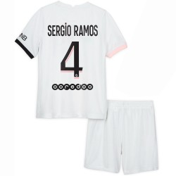 Nogometni Dresovi Paris Saint-Germain Sergio Ramos 4 Dječji Gostujući dres 2021-2022 Kratkih Rukava
