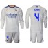 Nogometni Dresovi Real Madrid Alaba 4 Dječji Domaći dres 2021-2022 Dugi Rukav