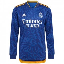 Nogometni Dresovi Real Madrid Gostujući dres 2021-2022 Dugi Rukav