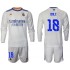 Nogometni Dresovi Real Madrid Bale 18 Dječji Domaći dres 2021-2022 Dugi Rukav