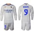 Nogometni Dresovi Real Madrid Benzema 9 Dječji Domaći dres 2021-2022 Dugi Rukav