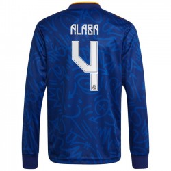 Nogometni Dresovi Real Madrid David Alaba 4 Gostujući dres 2021-2022 Dugi Rukav
