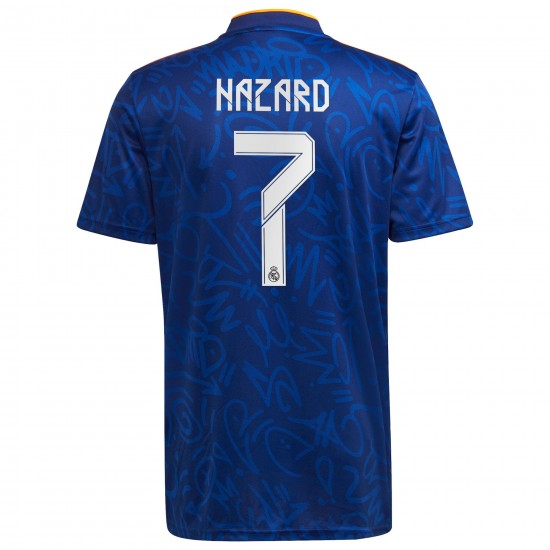 Nogometni Dresovi Real Madrid Eden Hazard 7 Gostujući dres 2021-2022 Kratkih Rukava