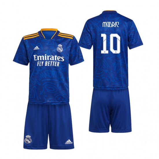 Nogometni Dresovi Real Madrid Luka Modrić 10 Dječji Gostujući dres 2021-2022 Kratkih Rukava