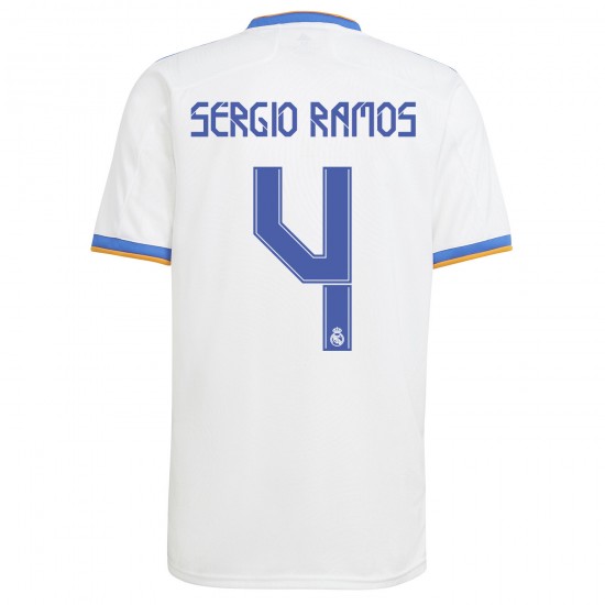 Nogometni Dresovi Real Madrid Sergio Ramos 4 Domaći dres 2021-2022 Kratkih Rukava