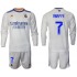 Nogometni Dresovi Real Madrid Mbappé 7 Dječji Domaći dres 2021-2022 Dugi Rukav