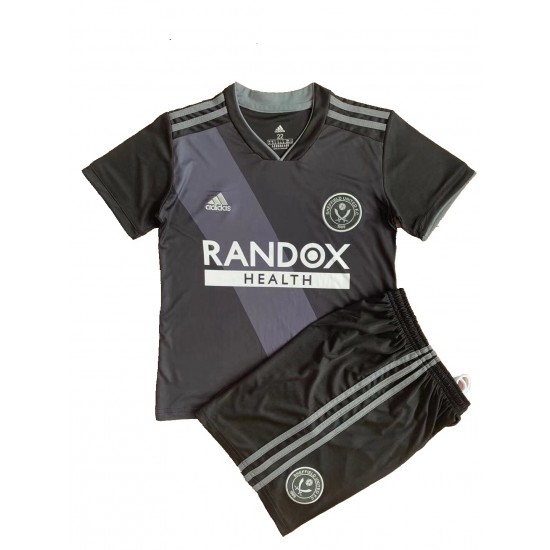 Nogometni Dresovi Sheffield United Dječji Gostujući dres 2021-2022 Kratkih Rukava