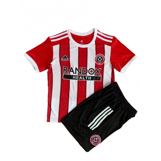 Nogometni Dresovi Sheffield United Dječji Domaći dres 2021-2022 Kratkih Rukava