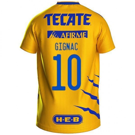 Nogometni Dresovi Tigres UANL Andre-Pierre Gignac 10 Domaći dres 2021-2022 Kratkih Rukava