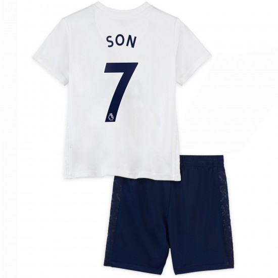 Nogometni Dresovi Tottenham Hotspur Son Heung-min 7 Dječji Domaći dres 2021-2022 Kratkih Rukava