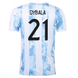 Nogometni Dresovi Argentina Dybala 21 Domaći dres 2021 Kratkih Rukava