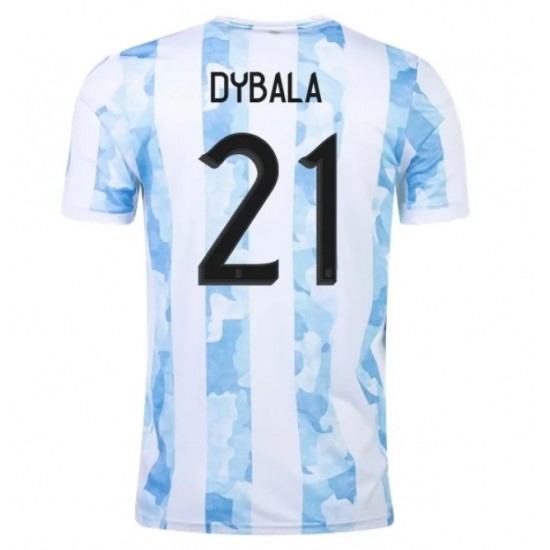 Nogometni Dresovi Argentina Dybala 21 Domaći dres 2021 Kratkih Rukava