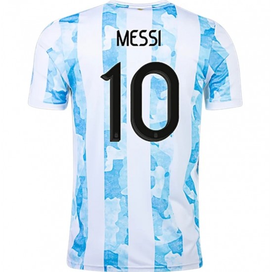 Nogometni Dresovi Argentina Lionel Messi 10 Domaći dres 2021 Kratkih Rukava