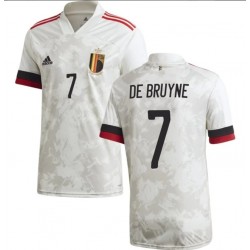 Nogometni Dresovi Belgija De Bruyne 7 Gostujući dres Euro 2020 Kratkih Rukava