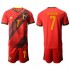Nogometni Dresovi Belgija Kevin De Bruyne 7 Dječji Domaći dres Euro 2020 Kratkih Rukava