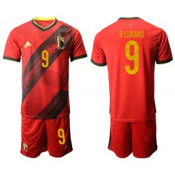Nogometni Dresovi Belgija Romelu Lukaku 9 Domaći dres Euro 2020 Kratkih Rukava