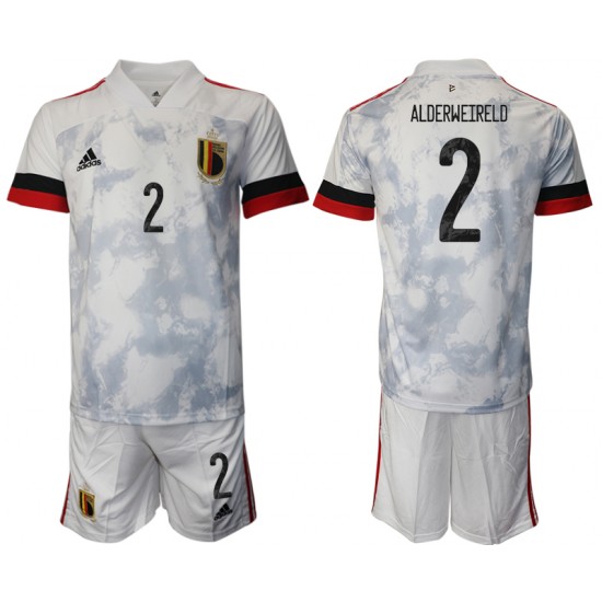 Nogometni Dresovi Belgija Toby Alderweireld 32 Dječji Gostujući dres Euro 2020 Kratkih Rukava