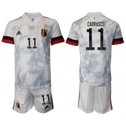 Nogometni Dresovi Belgija Yannick Carrasco 11 Dječji Gostujući dres Euro 2020 Kratkih Rukava