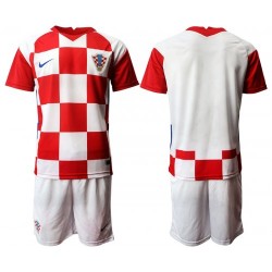 Nogometni Dresovi Hrvatska Dječji Domaći dres Euro 2020 Kratkih Rukava