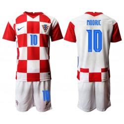 Nogometni Dresovi Hrvatska Luka Modrić 10 Dječji Domaći dres Euro 2020 Kratkih Rukava