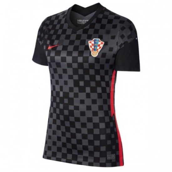 Nogometni Dresovi Hrvatska Ženski Gostujući dres Euro 2020 Kratkih Rukava