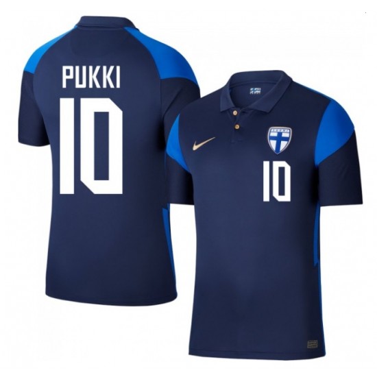 Nogometni Dresovi Finski Teemu Pukki 10 Gostujući dres Euro 2020 Kratkih Rukava