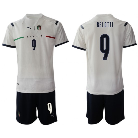 Nogometni Dresovi Italija Andrea Belotti 9 Dječji Gostujući dres 2021-2022 Kratkih Rukava