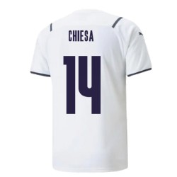 Nogometni Dresovi Italija Federico Chiesa 14 Gostujući dres 2021-2022 Kratkih Rukava