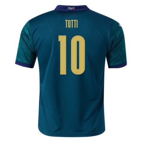 Nogometni Dresovi Italija Francuska Voetbalshirtsco Totti 10 Treći dres Euro 2020 Kratkih Rukava