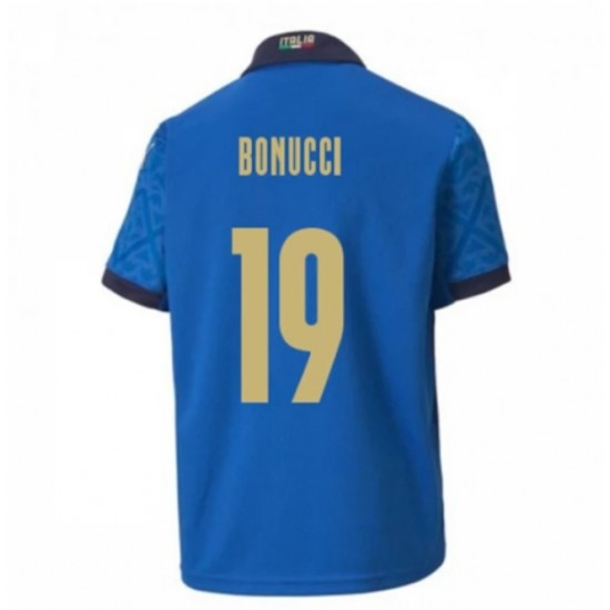 Nogometni Dresovi Italija Leonardo Bonucci 19 Domaći dres Euro 2020 Kratkih Rukava