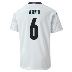 Nogometni Dresovi Italija VERRATTI 6 Gostujući dres Euro 2020 Kratkih Rukava