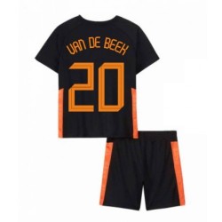 Nogometni Dresovi Nizozemska Donny van de Beek 20 Dječji Gostujući dres Euro 2020 Kratkih Rukava
