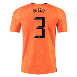 Nogometni Dresovi Nizozemska MATTHIJS DE LIGT 3 Domaći dres Euro 2020 Kratkih Rukava