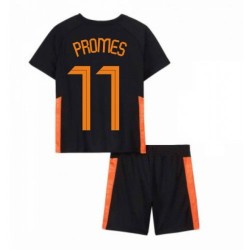 Nogometni Dresovi Nizozemska Quincy Promes 11 Dječji Gostujući dres Euro 2020 Kratkih Rukava